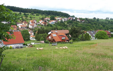 Blick auf das geplante Neubaugebiet Maintalblick in Lützelbach-Seckmauern