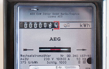 Mechanischer Wechselstromzähler (3-Punkt/Ferraris)