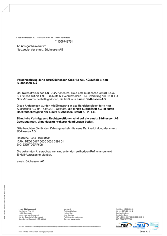 Abrechnung PVAnlage Ihre Rechnung einfach erklärt Südhessen AG